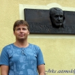 Moje mali�kost p�ed rodn�m domem Ferdinanda Porsche ve Vratislavic�ch nad Nisou